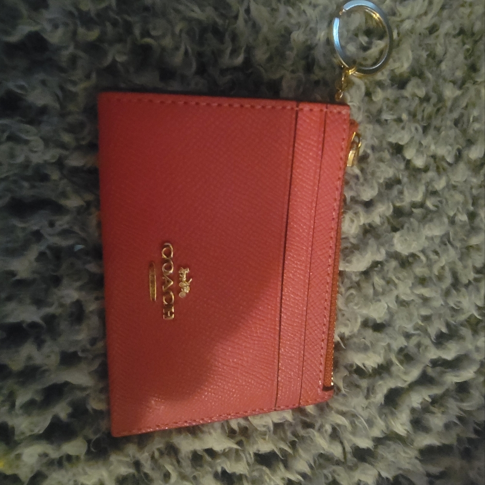 Coach card holder/ keychain